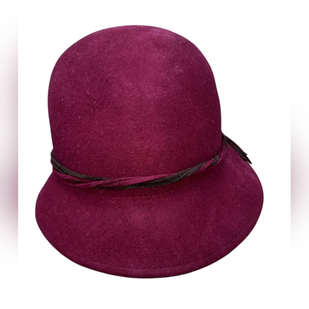 PRANA Women’s Bucket Hat Plum Red - Picture 3 of 5